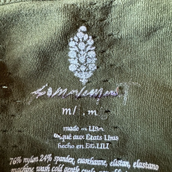 Free People Olive Green Jumpsuit - Picture 3 of 12